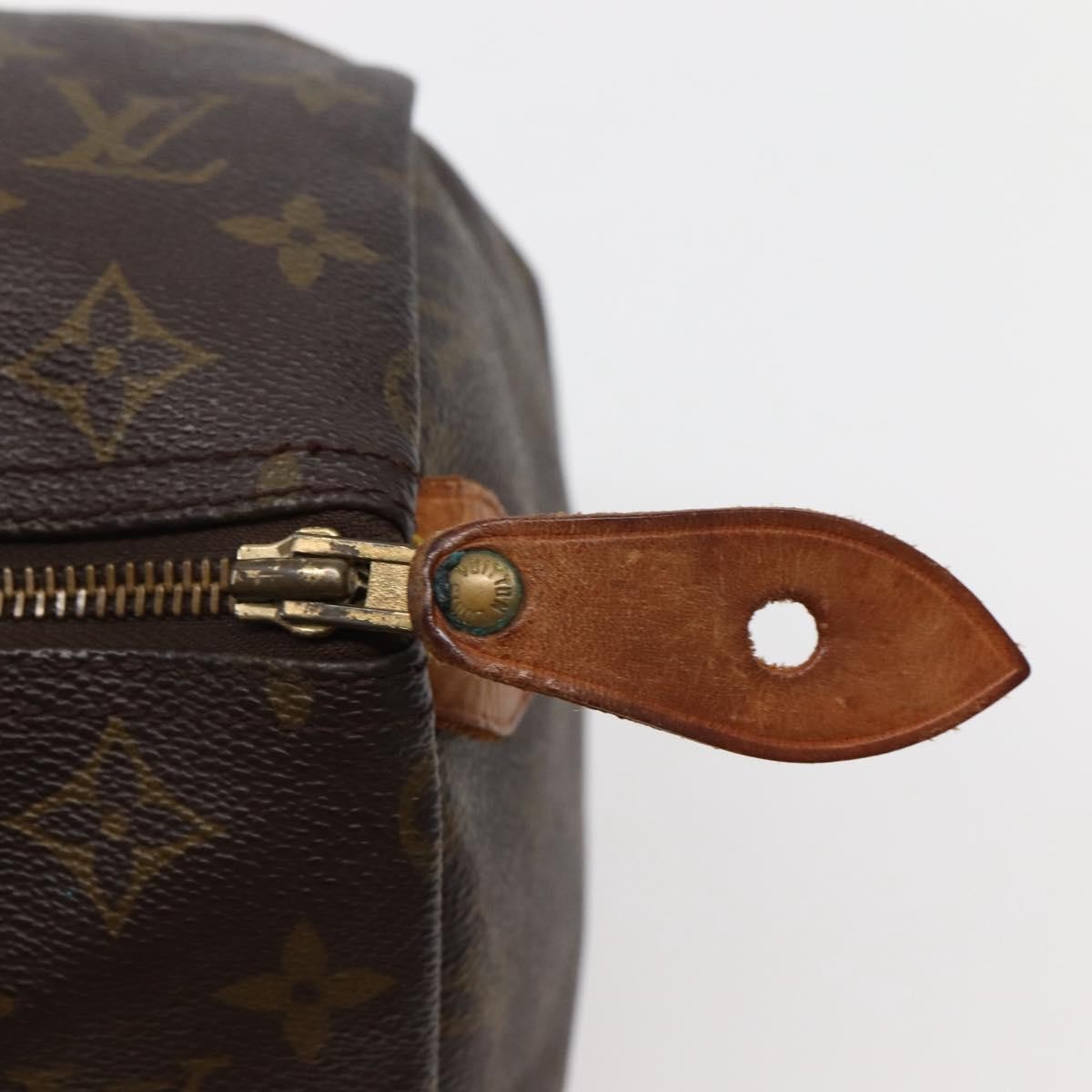 Louis Vuitton Speedy Handbag Monogram Canvas, BROWN, CANVAS, Handbag