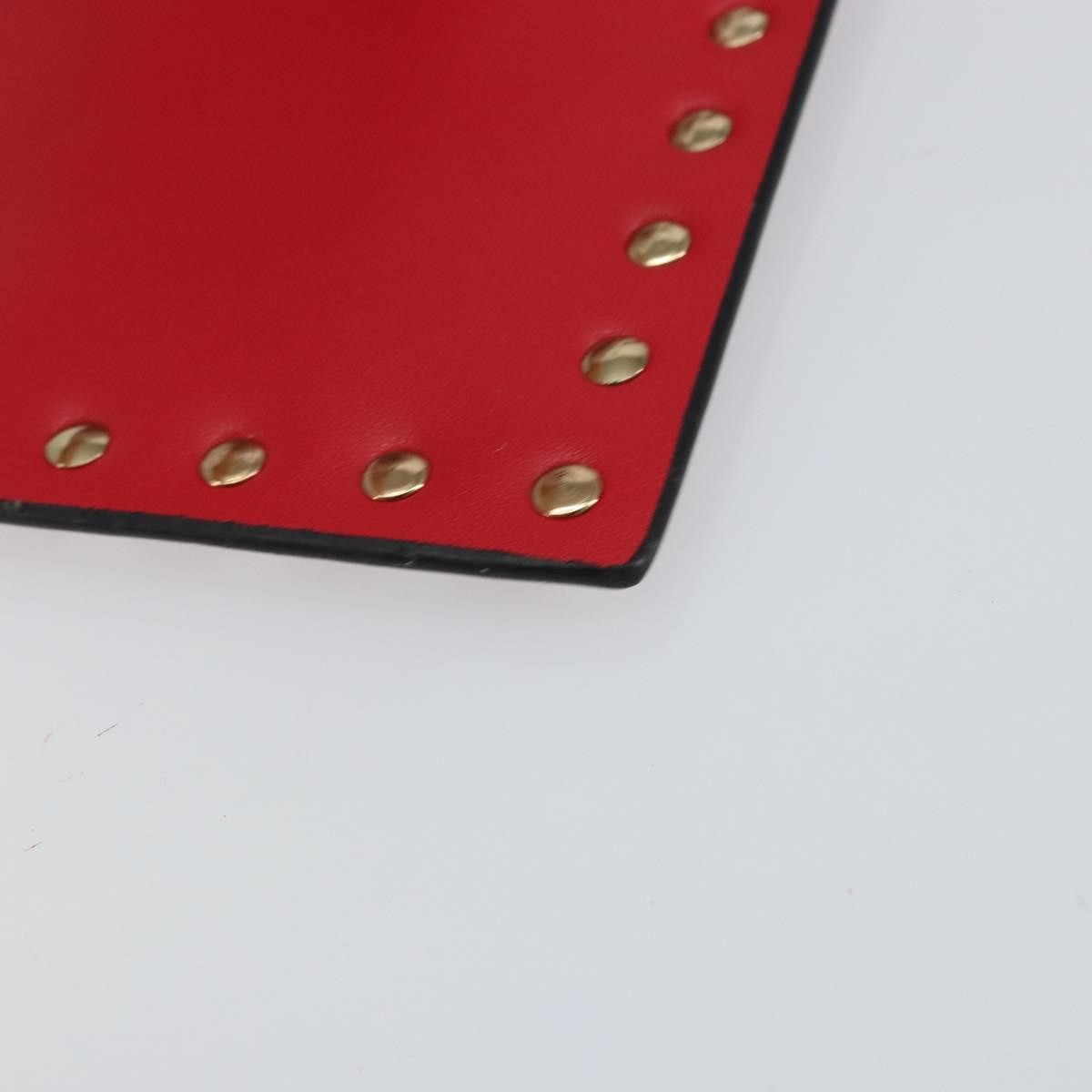 Valentino Garavani Rockstud Pouch Leather, PINK, LEATHER, Clutche & pouche