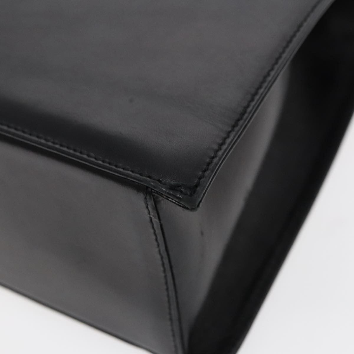 Salvatore Ferragamo Vintage Shoulder Bag Leather, BLACK, LEATHER, Shoulder bag