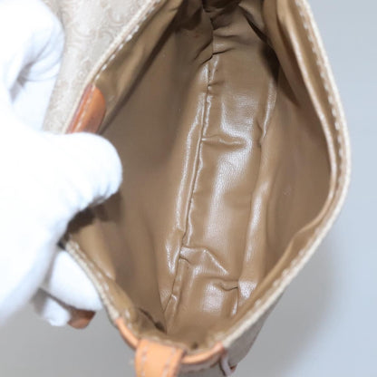 Celine Macadam Shoulder Bag PVC Leather, BEIGE, PVC, Shoulder bag