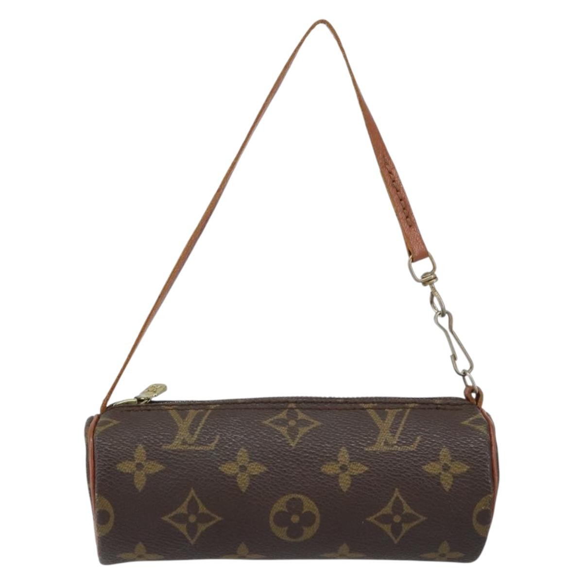 Louis Vuitton Papillon Pochette Monogram Canvas, BROWN, CANVAS, Clutche & pouche