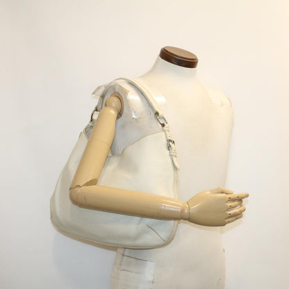 Prada Vintage Shoulder Bag Leather, White, Leather, Shoulder Bag