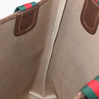 Gucci Sherry Line Tote Canvas, BEIGE, PVC, Tote bag