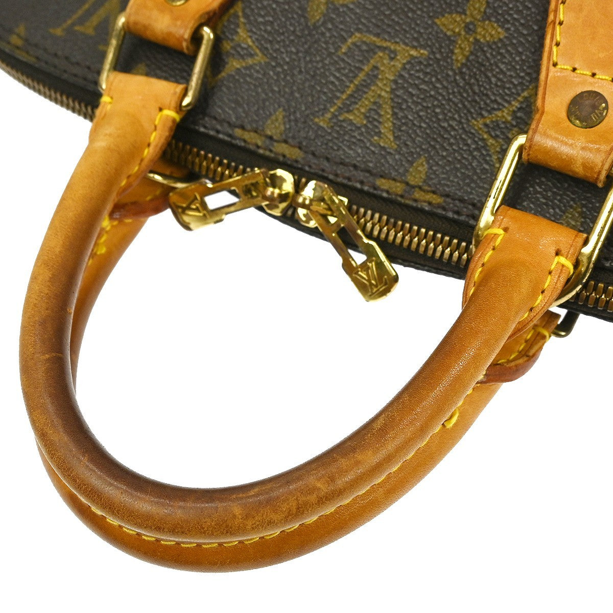 Louis Vuitton Alma Handbag Monogram Canvas, BROWN, CANVAS, Handbag