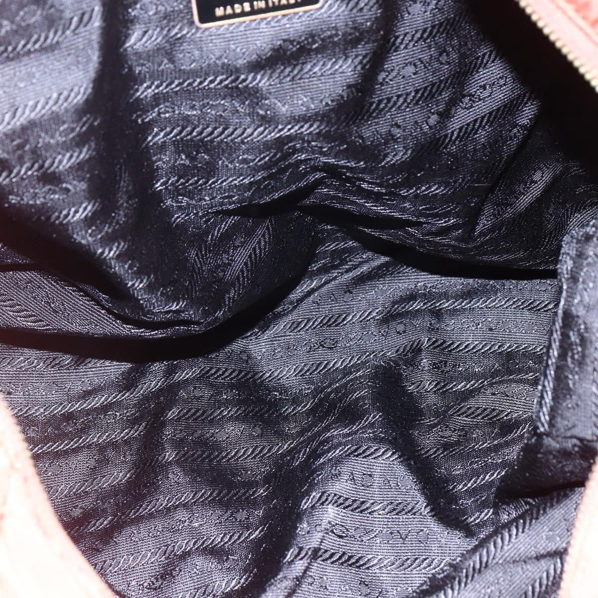 Prada Chain Shoulder Bag Tessuto, ORANGE, NYLON, Shoulder bag