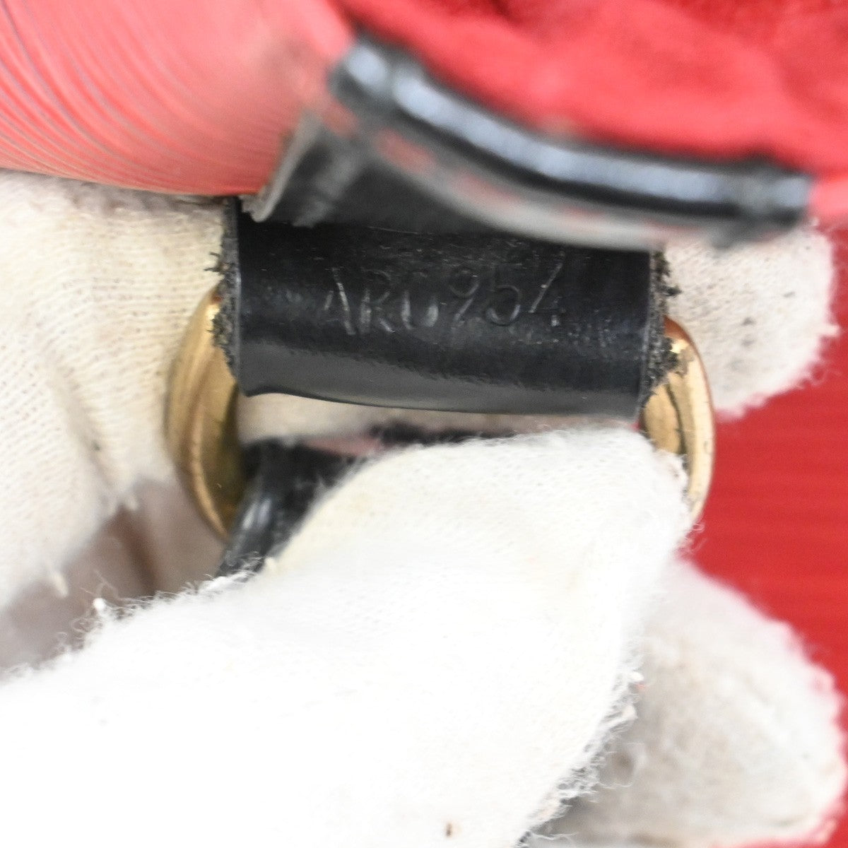 Louis Vuitton Bicolor Petit Noe Handbag Epi Leather, RED, LEATHER, Shoulder bag