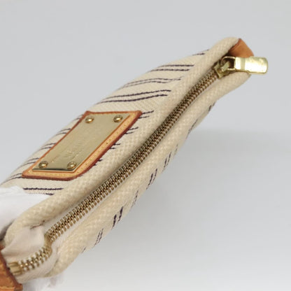 Louis Vuitton Antigua Pouch Canvas, WHITE, CANVAS, Clutche & pouche