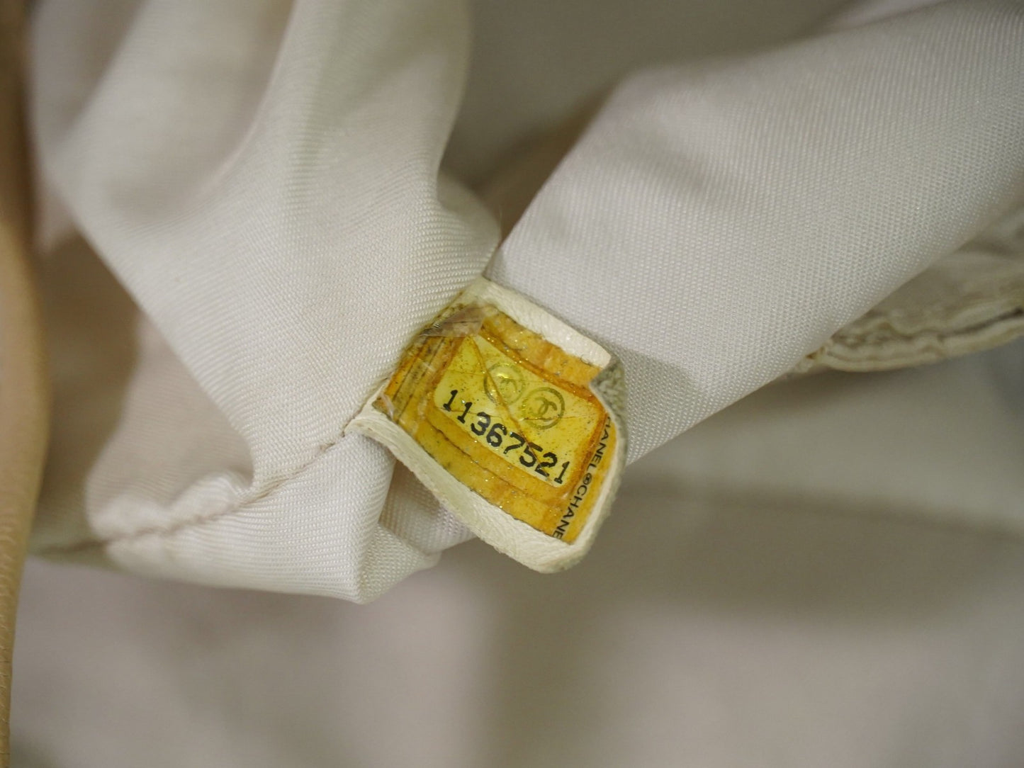 Chanel Biarritz Pocket Tote Quilted Coated Canvas, GOLD, CANVAS, Tote bag