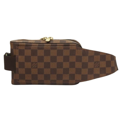 Louis Vuitton Geronimos Waist Bag Damier, BROWN, CANVAS, Shoulder bag