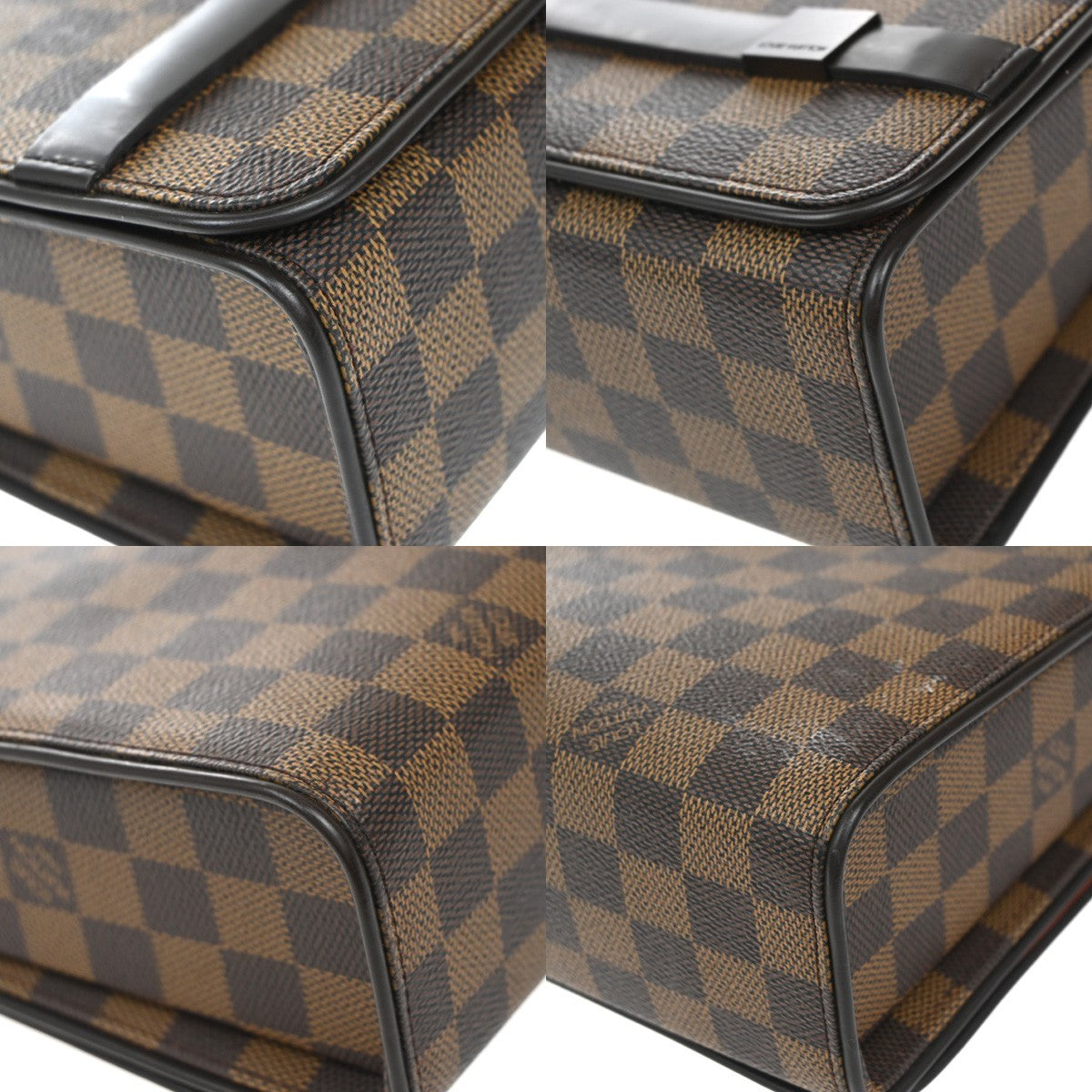 Louis Vuitton Tribeca Handbag Damier, BROWN, LEATHER, Shoulder bag