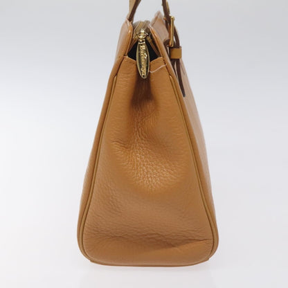 Burberry Vintage Handbag Leather, BROWN, LEATHER, Handbag