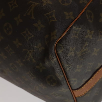 Louis Vuitton Keepall Bandouliere Bag Monogram Canvas, BROWN, CANVAS, Travel bag