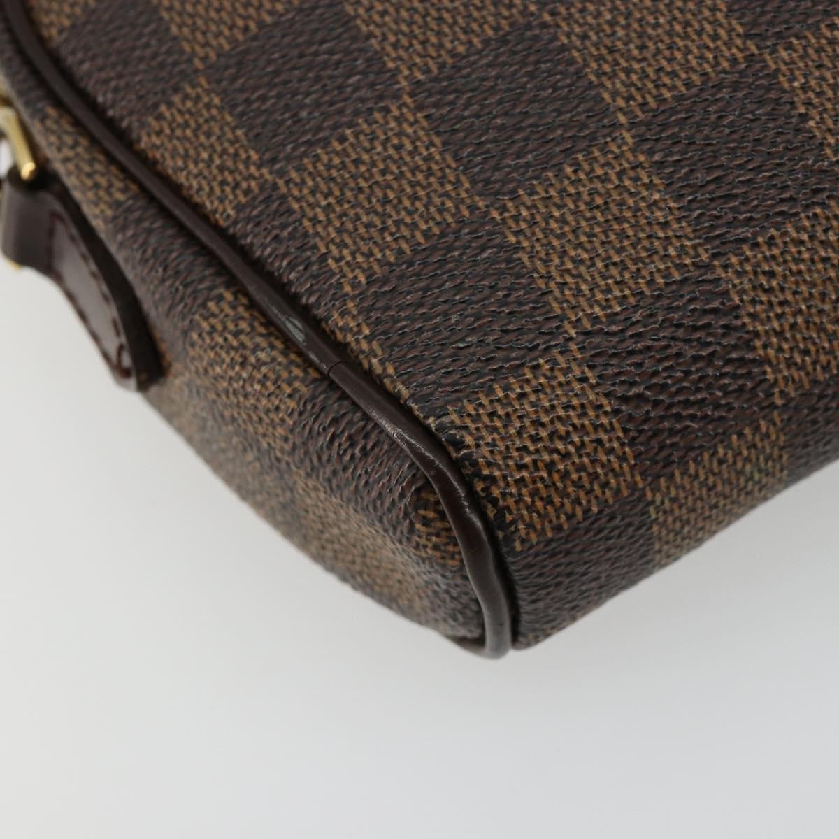 Louis Vuitton Ipanema Pochette Damier, Brown, Canvas, Clutch