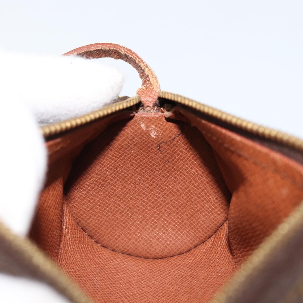 Louis Vuitton Papillon Pochette Monogram Canvas, BROWN, CANVAS, Clutche & pouche