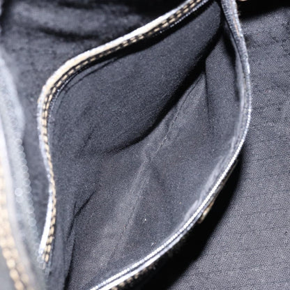 Fendi Vintage Pequin Boston Bag Coated Canvas, BROWN, CANVAS, Handbag