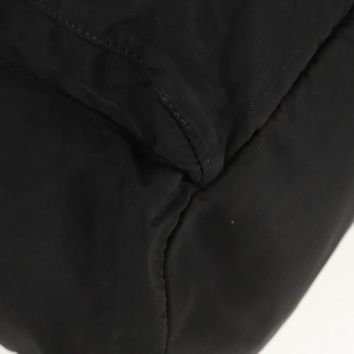 Prada Front Pocket Buckle Backpack Nylon, BLACK, NYLON, Backpack