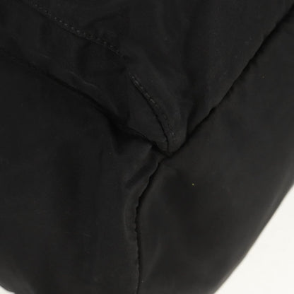 Prada Front Pocket Buckle Backpack Nylon, BLACK, NYLON, Backpack