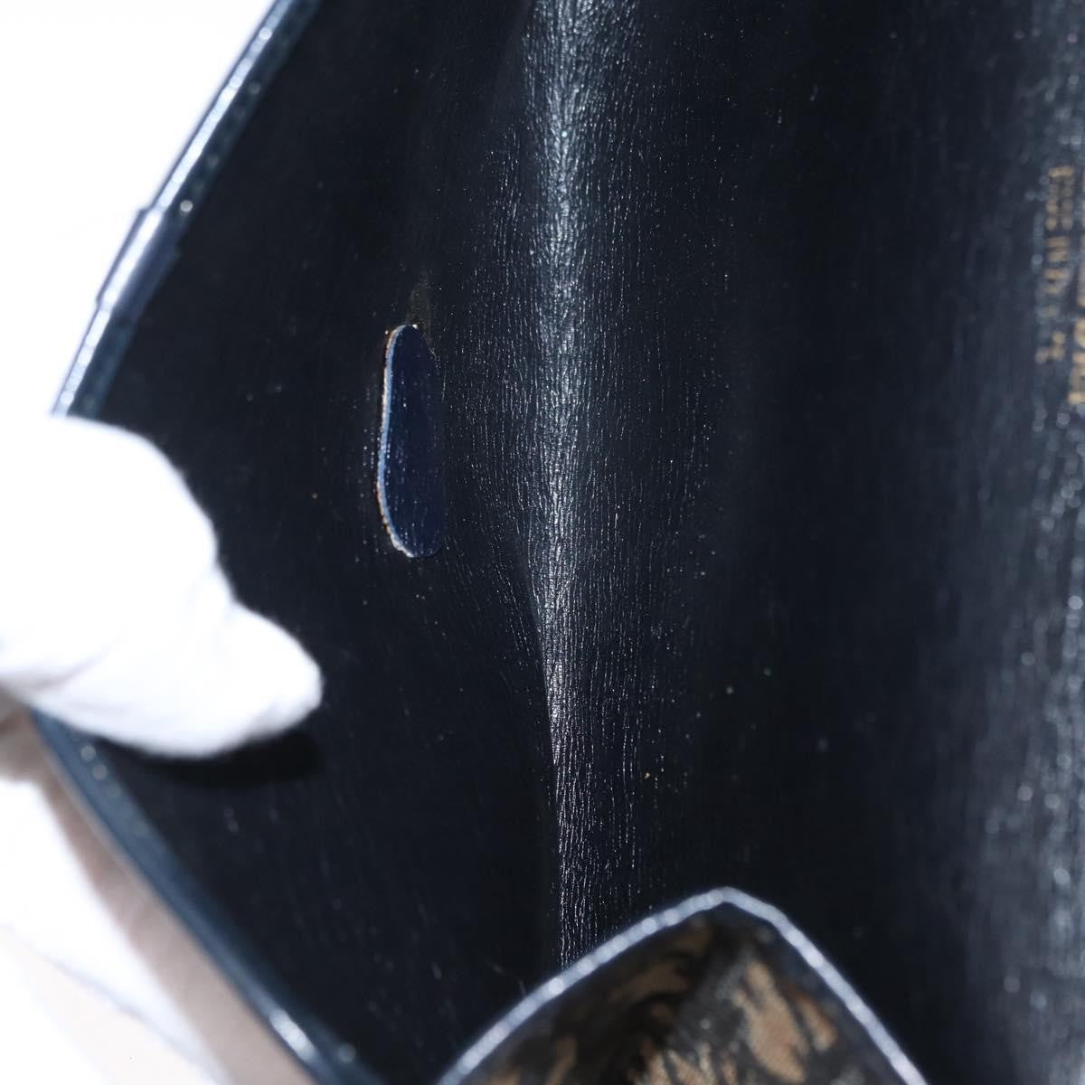 Christian Dior Vintage CD trotter Shoulder bag Canvas, NAVY, CANVAS, Shoulder bag