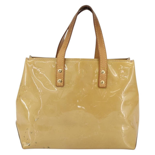 Louis Vuitton Reade Handbag Monogram Vernis, BEIGE, PATENT_LEATHER, Handbag