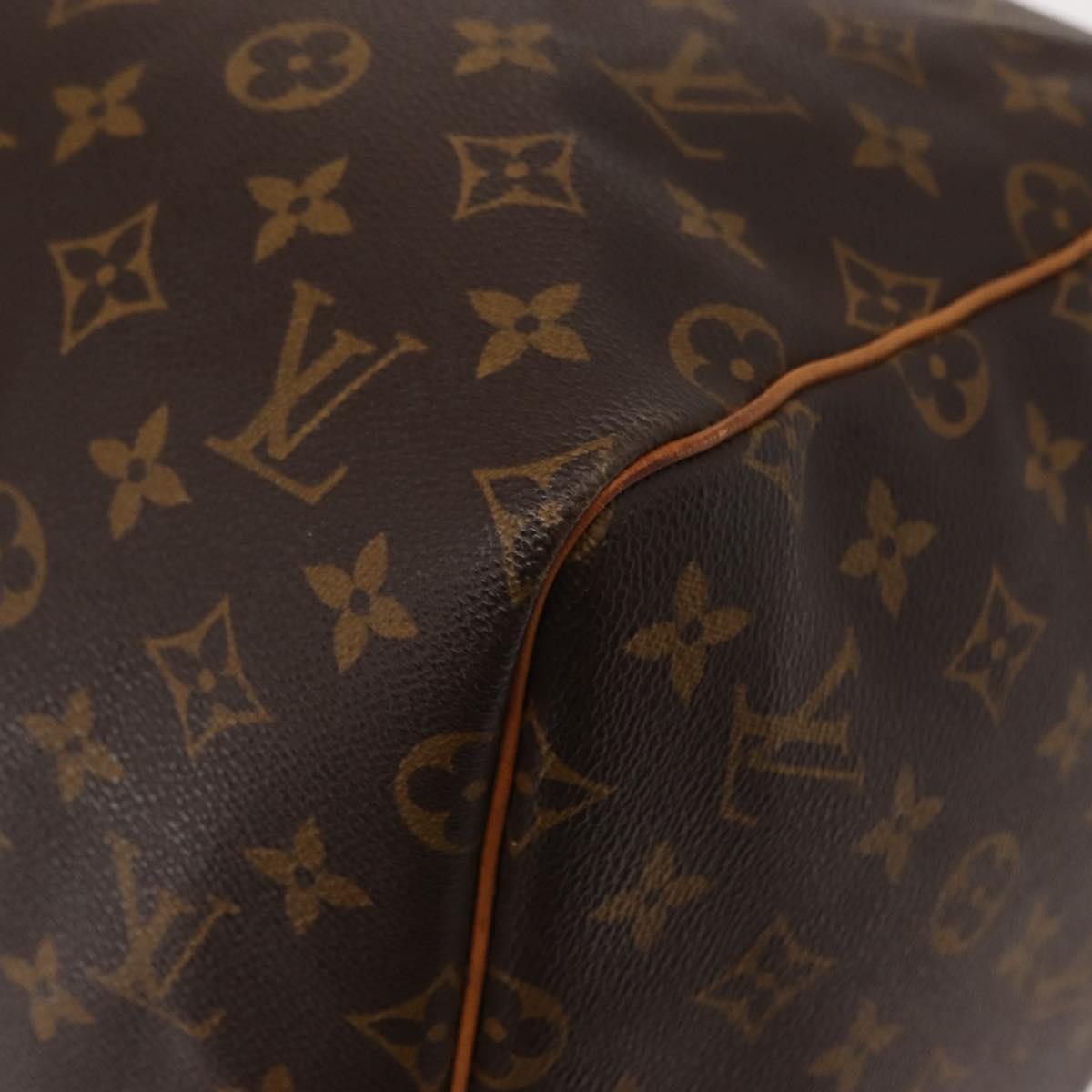 Louis Vuitton Keepall Bag Monogram Canvas, BROWN, CANVAS, Travel bag
