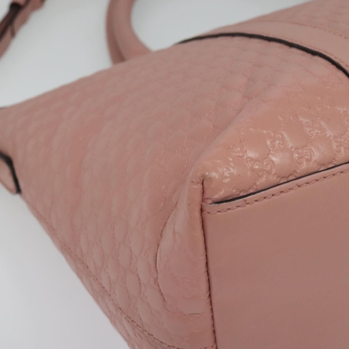 Gucci Margaux Tote (Outlet) Microguccissima Leather, PINK, LEATHER, Tote bag