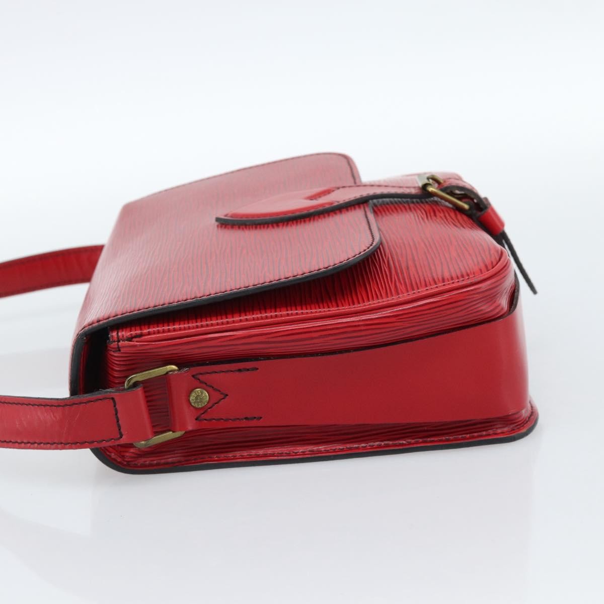 Louis Vuitton Cartouchiere Handbag Epi Leather, Red, Leather, Shoulder Bag