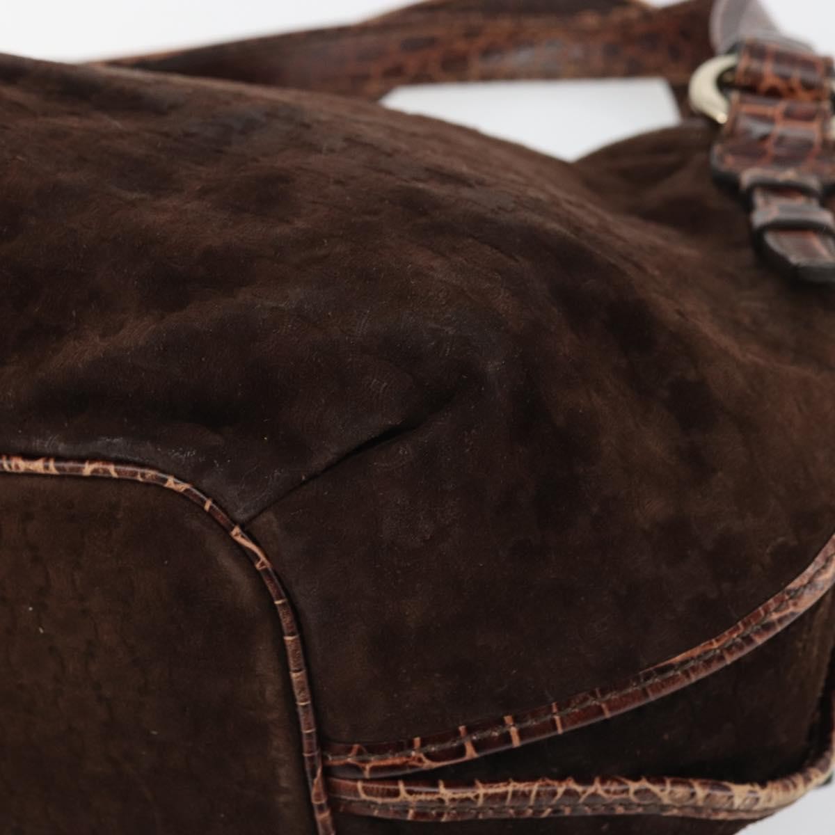 Celine Bittersweet Canvas, Brown, Canvas, Handbag