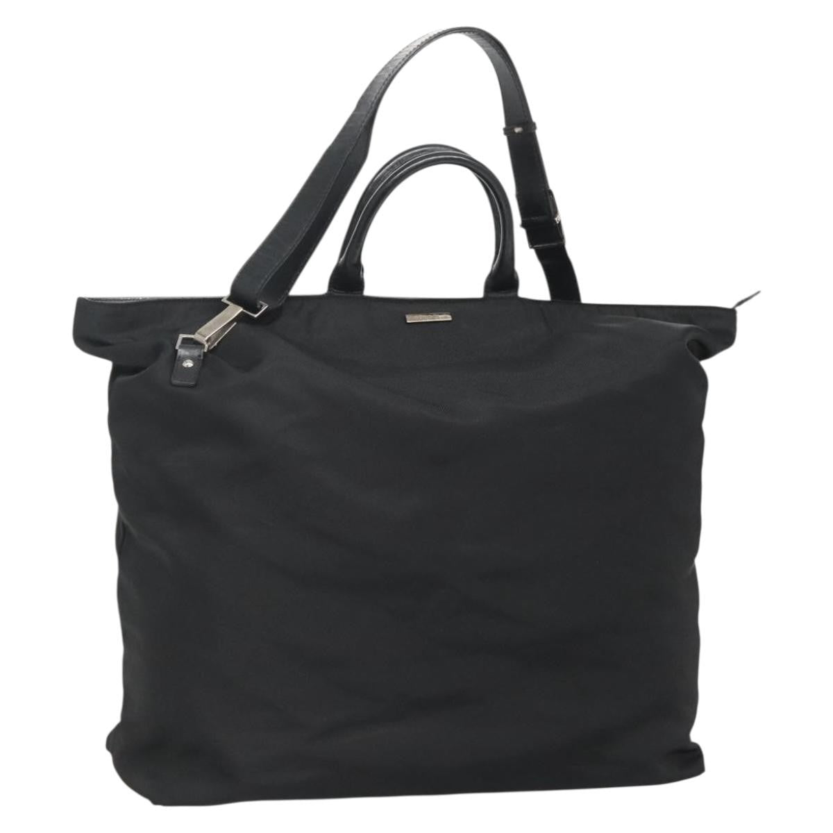 Gucci Vintage Handbag Nylon, BLACK, NYLON, Handbag