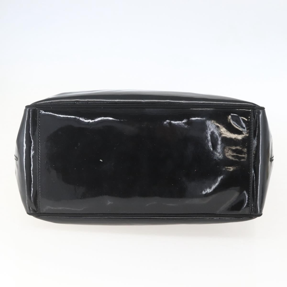Salvatore Ferragamo Vintage Tote bag Patent Leather, BLACK, PATENT_LEATHER, Tote bag