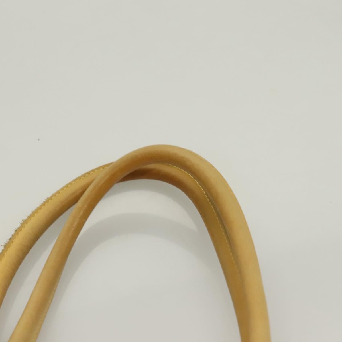 Salvatore Ferragamo Vintage Tote bag Suede, YELLOW, SUEDE, Tote bag