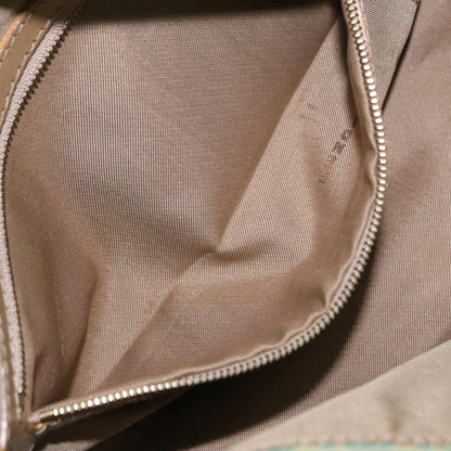 Fendi Double Flap Bag Zucchino Canvas, GREEN, CANVAS, Handbag