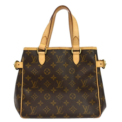 Louis Vuitton Batignolles Handbag Monogram Canvas, Brown, Canvas, Tote Bag
