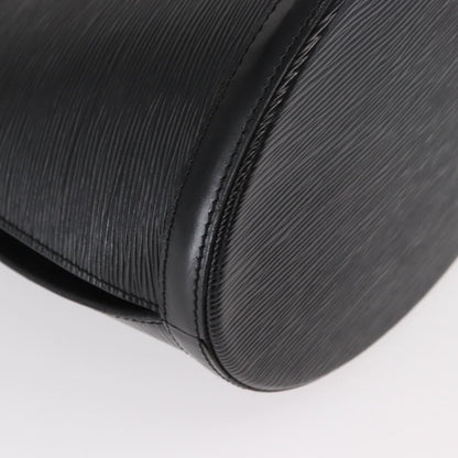 Louis Vuitton Cluny Shoulder Bag Epi Leather, BLACK, LEATHER, Shoulder bag