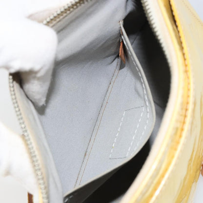 Louis Vuitton Minna Street Handbag Monogram Vernis, YELLOW, PATENT_LEATHER, Shoulder bag