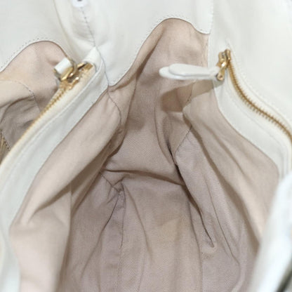 Salvatore Ferragamo Vintage Tote bag Leather, WHITE, LEATHER, Tote bag