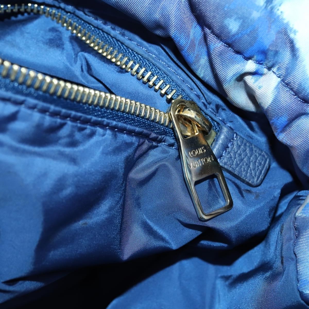 Louis Vuitton Noefull Handbag Ikat Nylon, BLUE, NYLON, Handbag