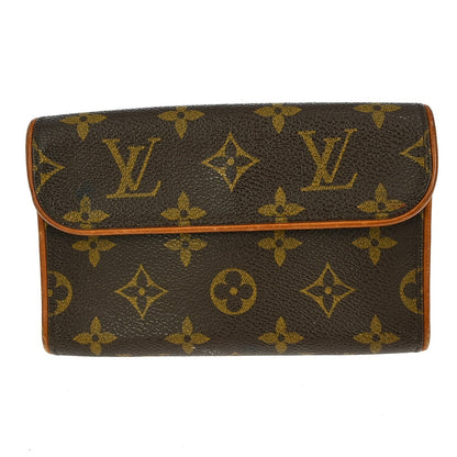 Louis Vuitton Florentine Waist Bag Monogram Canvas, BROWN, CANVAS, Clutche & pouche