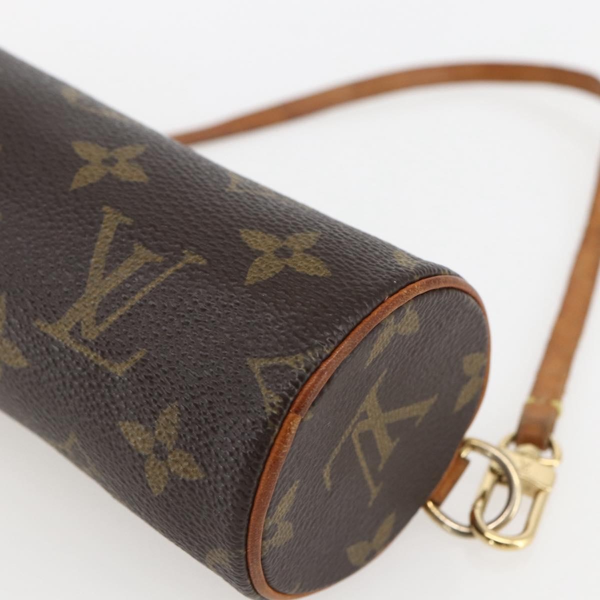 Louis Vuitton Papillon Pochette Monogram Canvas, BROWN, CANVAS, Clutche & pouche