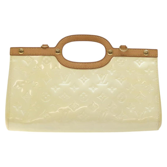 Louis Vuitton Roxbury Drive Handbag Monogram Vernis, BEIGE, PATENT_LEATHER, Handbag