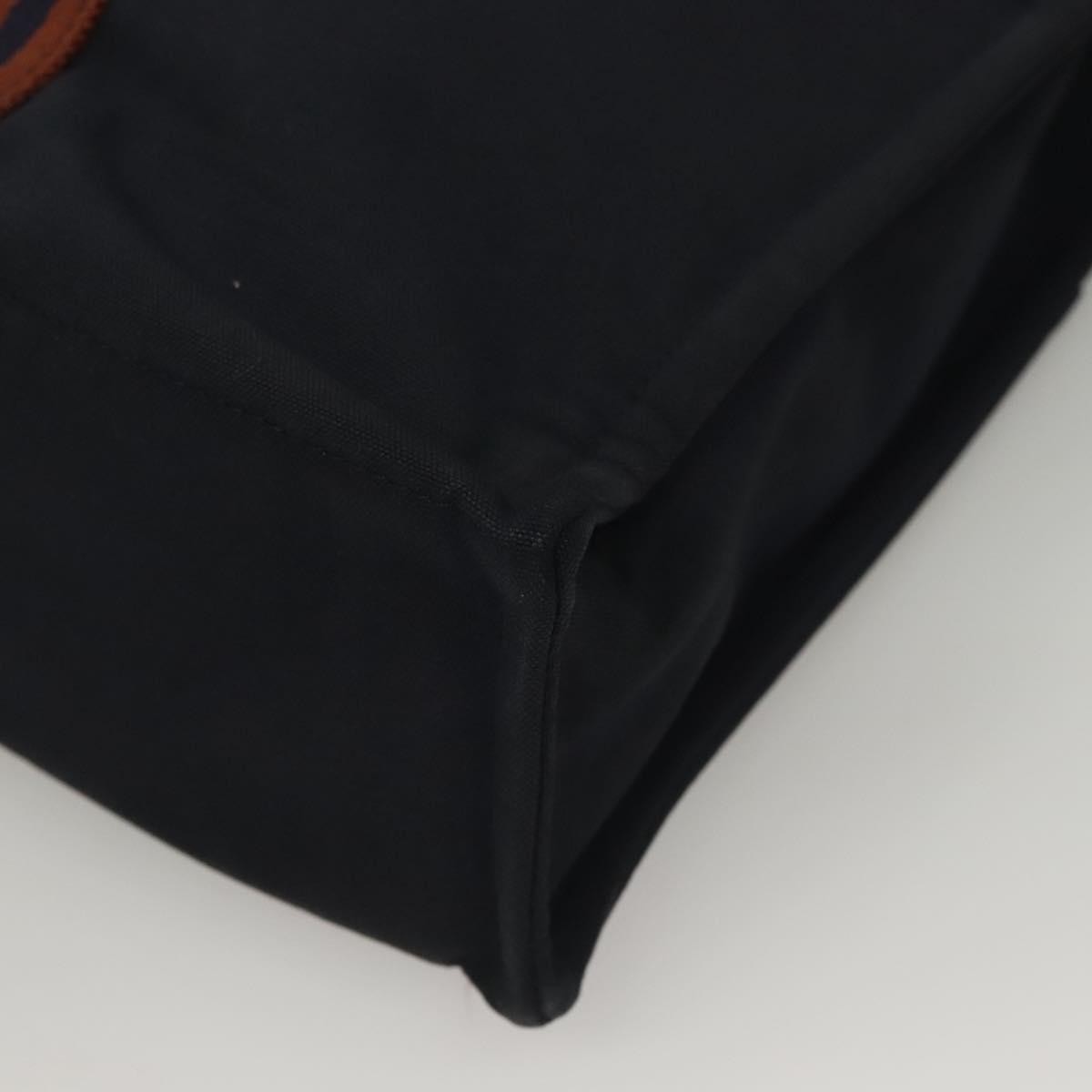Hermes Fourre Tout Tote Canvas, NAVY, CANVAS, Tote bag