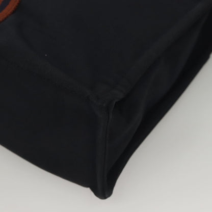 Hermes Fourre Tout Tote Canvas, NAVY, CANVAS, Tote bag