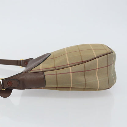 Burberry Nova check Shoulder bag Canvas, BEIGE, CANVAS, Shoulder bag