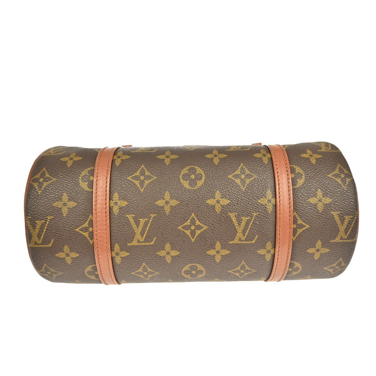 Louis Vuitton Papillon Handbag Monogram Canvas, BROWN, CANVAS, Handbag