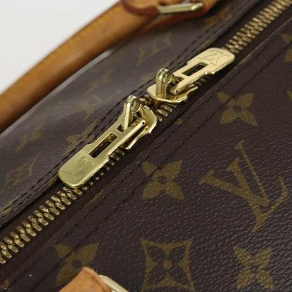 Louis Vuitton Keepall Bag Monogram Canvas, BROWN, CANVAS, Travel bag