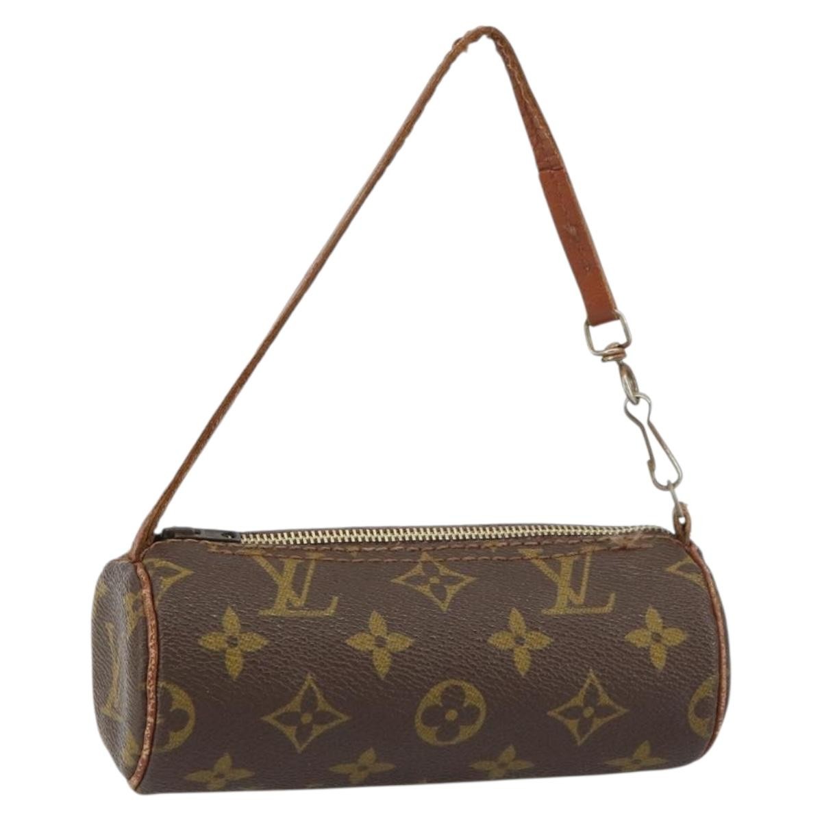 Louis Vuitton Papillon Pochette Monogram Canvas, BROWN, CANVAS, Clutche & pouche