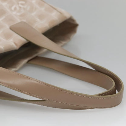 Chanel Travel Line Tote Nylon, BEIGE, NYLON, Tote bag