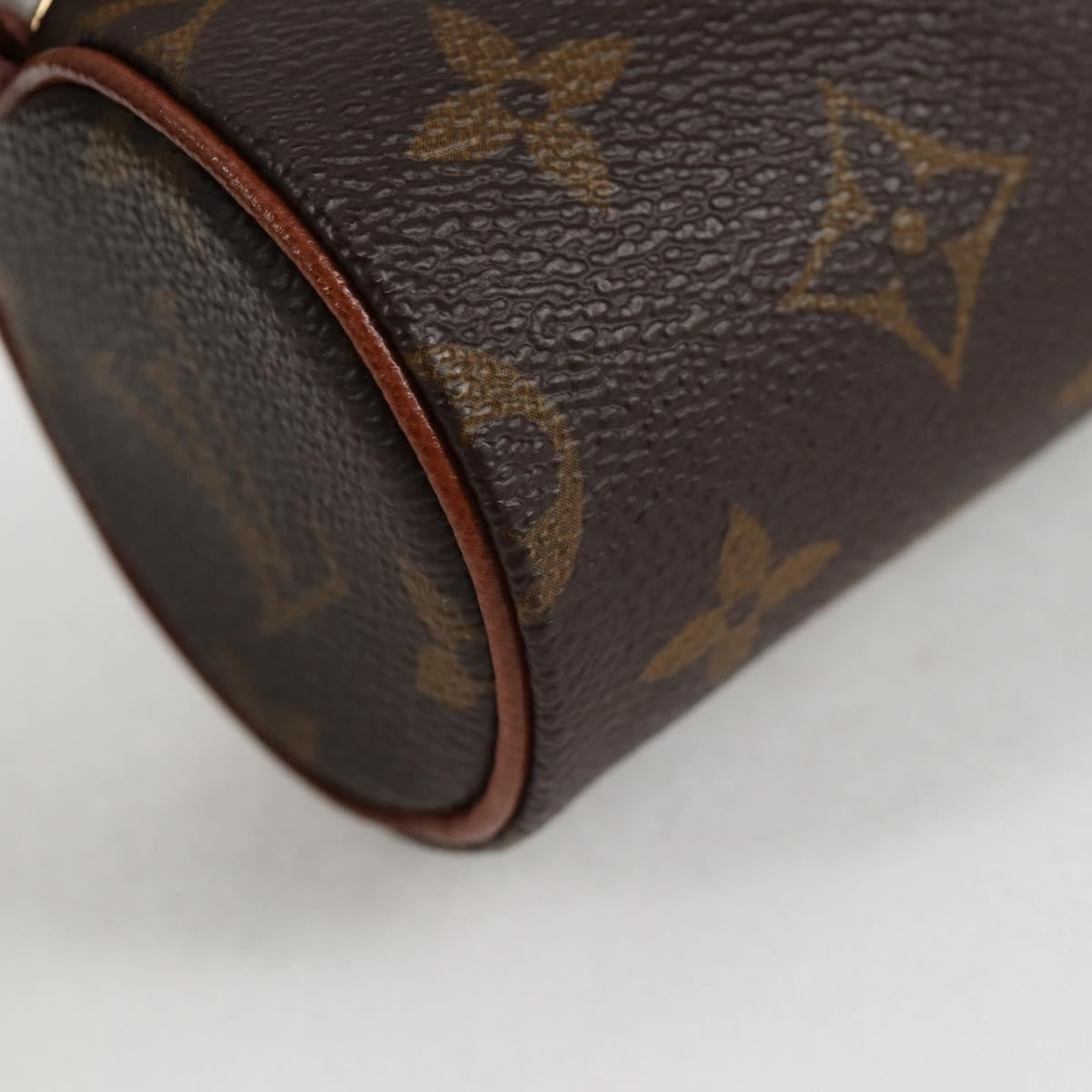 Louis Vuitton Papillon Pochette Monogram Canvas, BROWN, CANVAS, Handbag