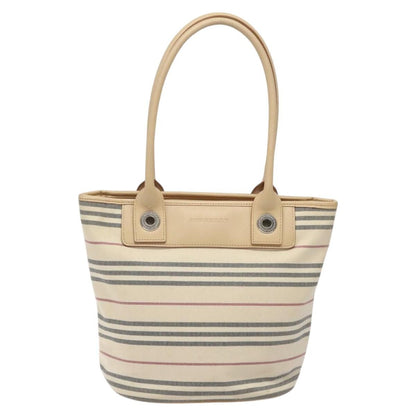 Burberry Nova Check Tote Canvas and Leather, BEIGE, CANVAS, Tote bag