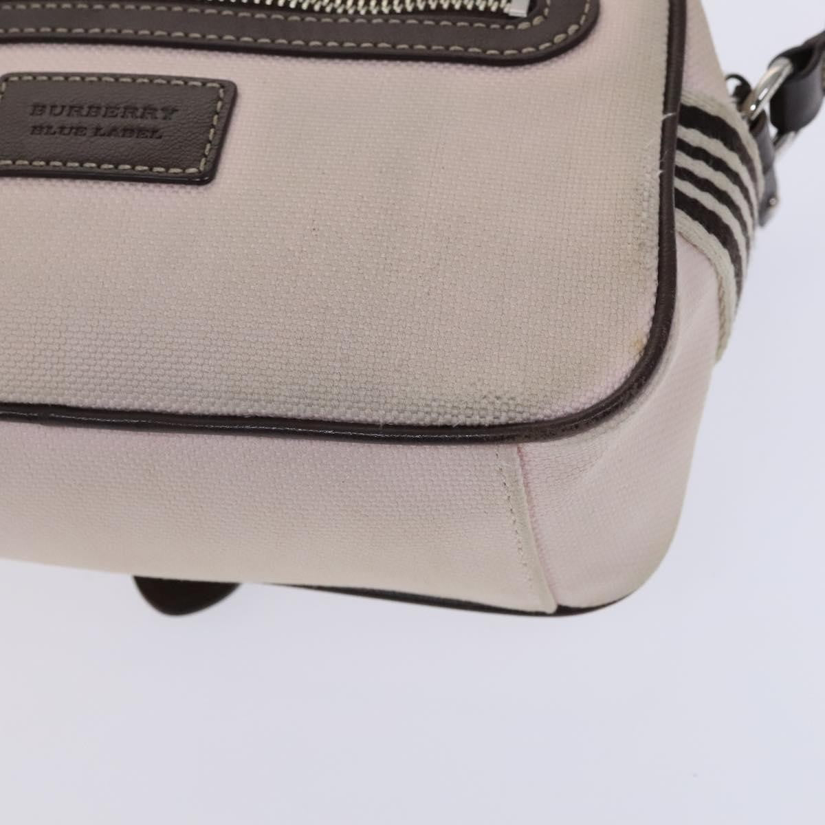 Burberry Nova Check Blue Label Canvas, PINK, CANVAS, Shoulder bag