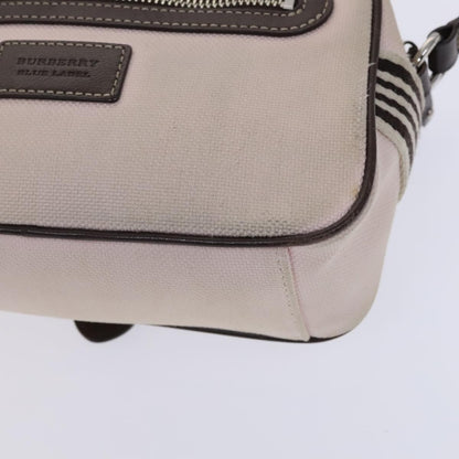 Burberry Nova Check Blue Label Canvas, PINK, CANVAS, Shoulder bag